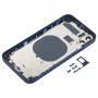Back Housing Cover with Appearance Imitation of iP12 for iPhone 11(Blue)