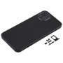 Vissza Housing Cover with SIM kártya tálca és oldalsó gombok és kamera lencséje iPhone 12 (fekete)