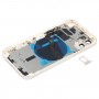 Akkumulátor hátlap (oldalsó gombok és kártya tálca és Power + Volume Flex Cable & Wireless Töltőmodul) iPhone 12 (fehér)
