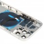 Couverture arrière de la batterie (avec touches latérales et plateau de carte et puissance + volume de câble Flex et module de chargement sans fil) pour iPhone 12 Pro (Blanc)