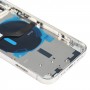 Akkumulátor hátlapja (oldalsó gombok és kártya tálca és Power + Volume Flex Cable & Wireless Töltőmodul) iPhone 12 Pro (White)