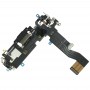 Puerto de carga cable flexible para el iPhone Pro 12 (Negro)