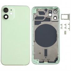 Back Housing Cover with SIM Card Tray & Side  Keys & Camera Lens for iPhone 12 mini(Green) 
