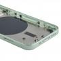 iPhone 12 mini用SIMカードトレイ＆サイドキー＆カメラレンズとバックハウジングカバー（グリーン）