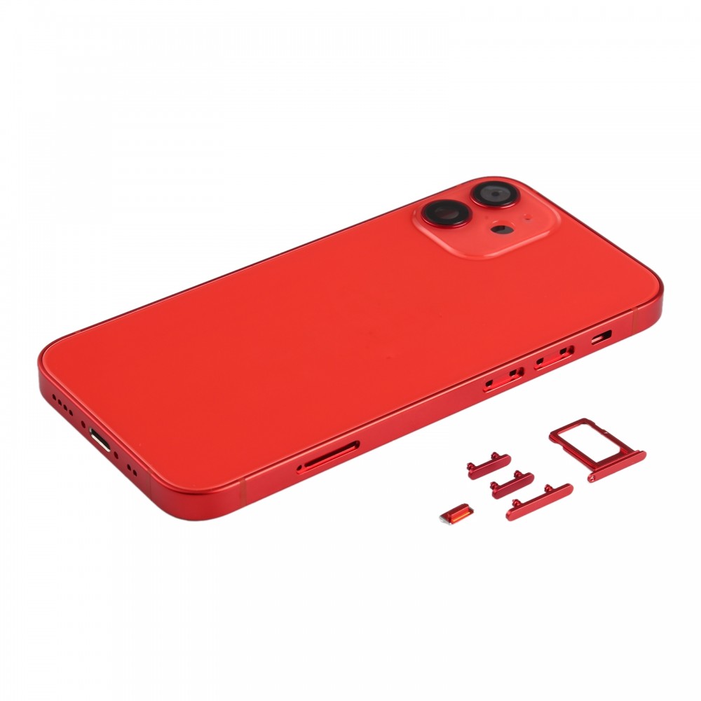 Задняя крышка Корпус с SIM-карты лоток и боковые клавиши и объектива камеры  для iPhone 12