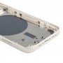 Cubierta trasera de la cubierta con Tarjeta SIM bandeja y Laterales Teclas y lente de la cámara para el iPhone Mini 12 (blanco)