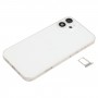 Battery Back Cover (with Side Keys & Card Tray & Power + Volume Flex Cable & Wireless Charging Module) for iPhone 12 Mini(White)