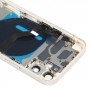 Акумулятор Задня кришка (з бічними клавішами і карти лоток & Power + Volume Flex Cable & Wireless зарядний модуль) для iPhone 12 Mini (білий)