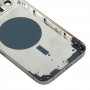 Назад Капачка на корпуса със SIM карта тава и странични ключове и обектив на камерата за iPhone 12 Pro max (черен)