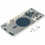 Zurück Gehäusedeckel mit SIM-Kartenfach & Seitentasten und Kamera-Objektiv für iPhone 12 Pro Max (weiß)