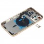Аккумулятор Задняя крышка (с боковыми клавишами и карты лоток & Power + Volume Flex Cable & Wireless зарядный модуль) для iPhone 12 Pro Max (Gold)