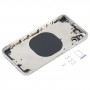 Задняя крышка Корпус с Appearance Имитация IP12 Pro для iPhone X (белый)
