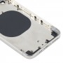 Cubierta de la cubierta con la apariencia de imitación IP12 Pro para iPhone X (blanco)