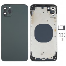 Back Housing Cover with Appearance Imitation of iP12 Pro Max for iPhone XS Max(Black)