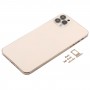 Back Housing Cover with Appearance Imitation of iP12 Pro Max for iPhone XS Max(Gold)