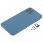 后壳盖与IP12 Pro的最大的iPhone XS最大的外观模仿（蓝）