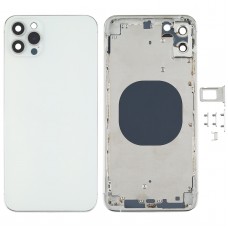 L'alloggiamento della copertura posteriore con l'apparenza Imitazione di IP12 Pro Max per iPhone XS Max (bianca)
