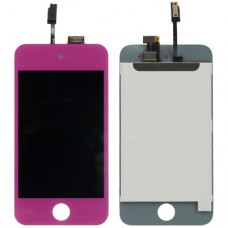 液晶屏+数字化仪触摸屏适用于iPod touch 4（紫） 