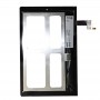 Pantalla LCD y digitalizador Asamblea completa para Lenovo Yoga tableta 2/1051 / 1051F (Negro)