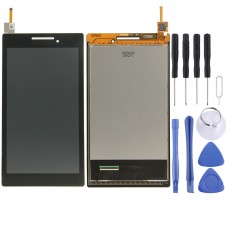 LCD ეკრანი და Digitizer სრული ასამბლეის Lenovo Tab 2 A7-10 (შავი)