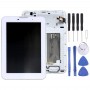 LCD Screen and Digitizer Full Assembly with Frame for Lenovo IdeaTab A3000(White)