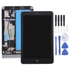 LCD Screen and Digitizer Full Assembly with Frame for Lenovo Miix 2 8 inch(Black)