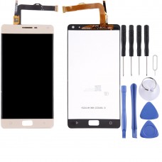 LCD Screen and Digitizer Full Assembly for Lenovo VIBE P1 / P1c72 5.5 inch(Gold) 