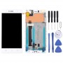 LCD Screen and Digitizer Full Assembly with Frame for Lenovo K8 (White)