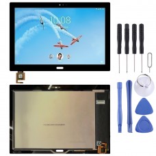 Pantalla LCD y digitalizador Asamblea completa para Lenovo Tab Plus 4 TB-X704 TB-X704L (Negro)