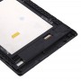 LCD екран и цифровизатор Пълна монтаж с рамка за Lenovo A8-50 таблетка (черна)