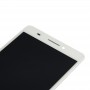 LCD-näyttö ja digitointikokoonpano Lenovo A7600: lle (valkoinen)