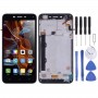 LCD Screen and Digitizer Full Assembly with Frame for Lenovo Vibe K5 Plus A6020A46 A6020l36 A6020l37(Black)