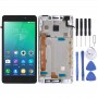 LCD Screen and Digitizer Full Assembly with Frame for Lenovo Vibe P1m P1ma40 P1mc50(White)