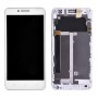 LCD Screen and Digitizer Full Assembly with Frame for Lenovo Vibe C A2020 A2020a40(White)