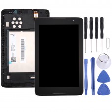 Ekran LCD i Digitizer Pełny montaż z ramą do Lenovo A8-50 Tablet / A5500 (czarny) 