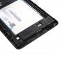 LCD displej a digitizér plná montáž s rámem pro Lenovo A8-50 Tablet / A5500 (černá)