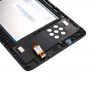 LCD екран и цифровизатор Пълна монтаж с рамка за Lenovo A8-50 таблетка / A5500 (черна)