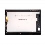 LCD екран и дигитализатор Пълна монтаж за раздел Lenovo 2 A10-30 / TB2-X30F (черен)