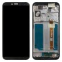 LCD Screen and Digitizer Full Assembly with Frame for Lenovo K5 Play L38011 (Black)