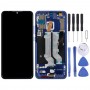 AMOLED Material LCD Screen and Digitizer Full Assembly with Frame for ZTE Axon 10 Pro (4G Version) (Blue)