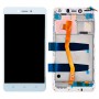 LCD Screen and Digitizer Full Assembly with Frame for 5.5 inch Lenovo K6 Note K53a48(White)
