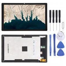 LCD displej a digitizér plná montáž pro Lenovo 10e Chromebook (černá)
