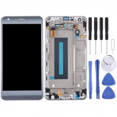 LCD Screen and Digitizer Full Assembly with Frame for LG X Cam / K580 / K580I / K580Y (Silver)