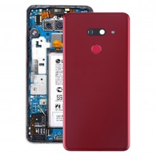 Battery Back Cover with Camera Lens & Fingerprint Sensor for LG G8 ThinQ / LMG820QM7 LM-G820UMB LMG820UM1 (US Version)(Red)