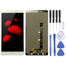 AMOLED Material LCD Screen and Digitizer Full Assembly for ZTE Nubia Z11 Max NX535J NX523J (White)
