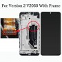 LCD Screen and Digitizer Full Assembly with Frame For ZTE 20 Smart V2050 (Black)