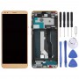 LCD Screen and Digitizer Full Assembly with Frame for ZTE Blade V9 V0900 (Gold)