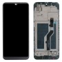 LCD Screen and Digitizer Full Assembly with Frame for ZTE Blade A5 2020 (Black)