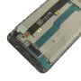 LCD-näyttö ja digitointikokoinen kokoonpano brameilla ZTE-terästä A610 / A610C / A612 (musta)