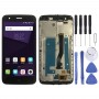 LCD Screen and Digitizer Full Assembly with Frame for ZTE Blade V8 Lite (Black)